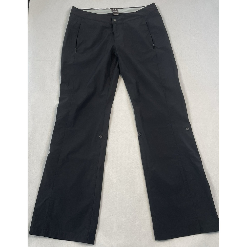 REI Womens Roll‎ Tab Convertable Pants Capri Stretch Hiking SZ 10 Straight Legg